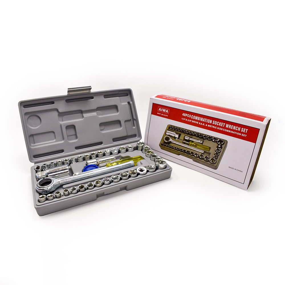 JUEGO COMPLETO DE RACTCHET 40 PIEZAS